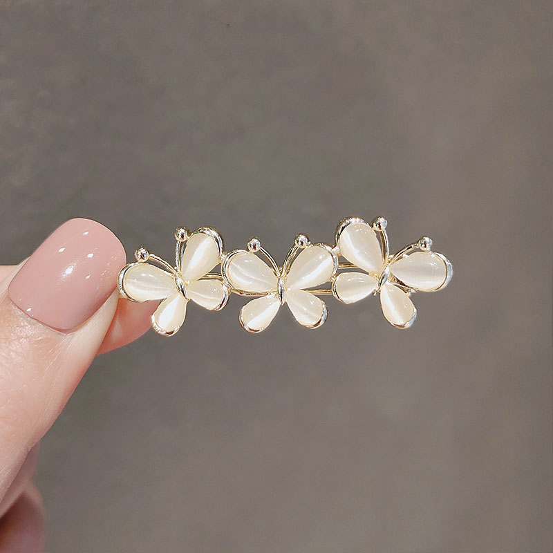 Flower Frog Pin - Pearl Hairpins Frog Buckle Hair Clips