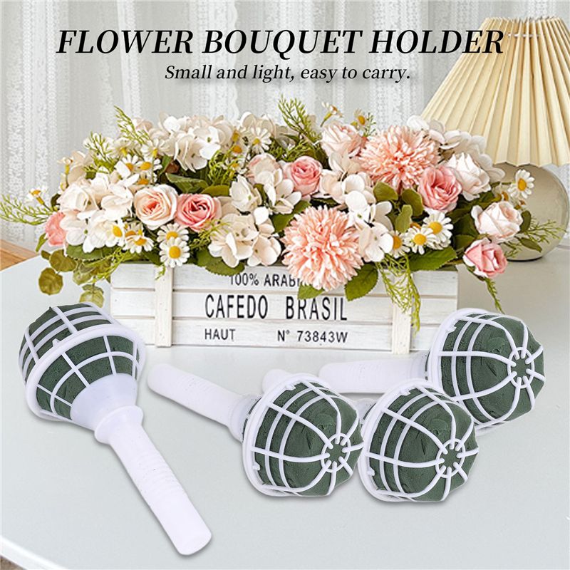 ABUL-8 Pack Foam Floral Handle - Bouquet Holder Foam recension och pris