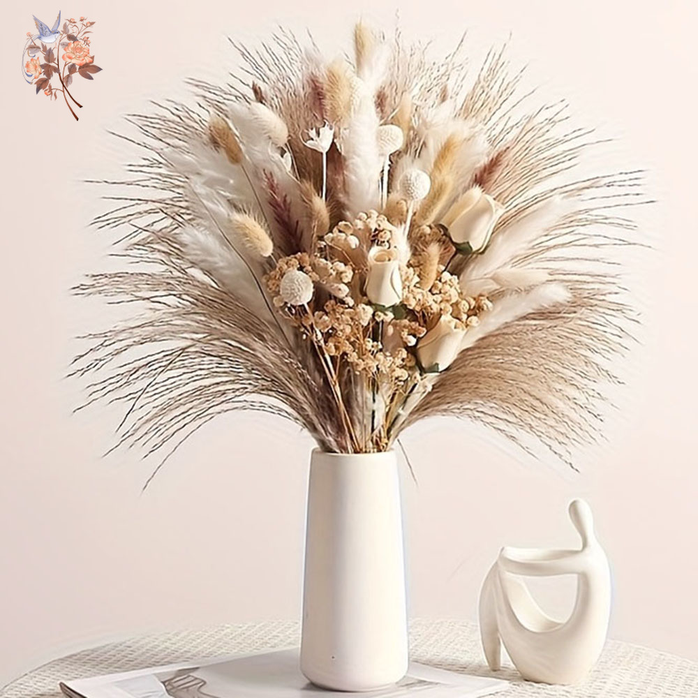 80Pcs Artificial Dried Flowers - Dried Flower Bunch recension och pris