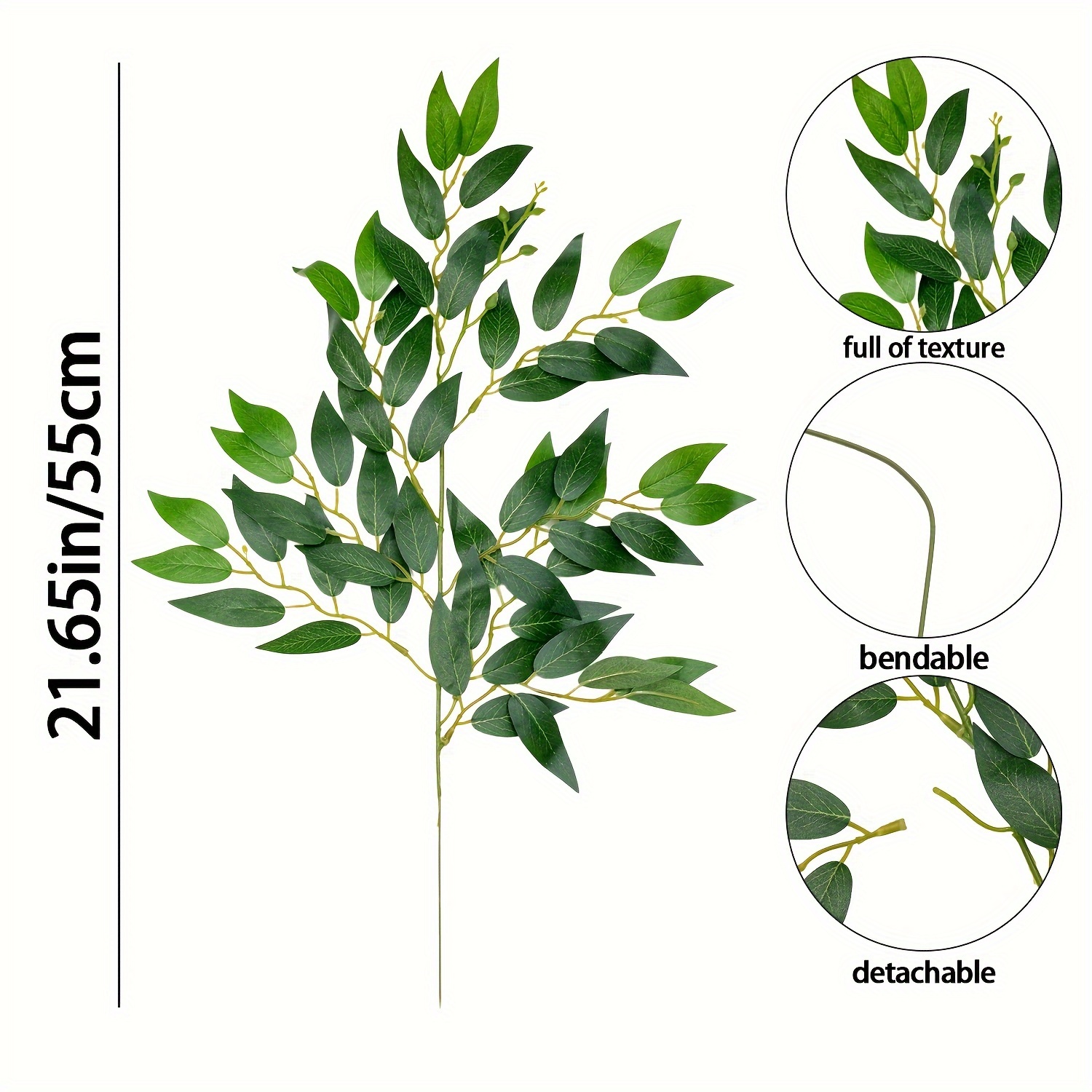 Faux Italian Ruscus Greenery S - Ruscus Stem Faux recension och pris