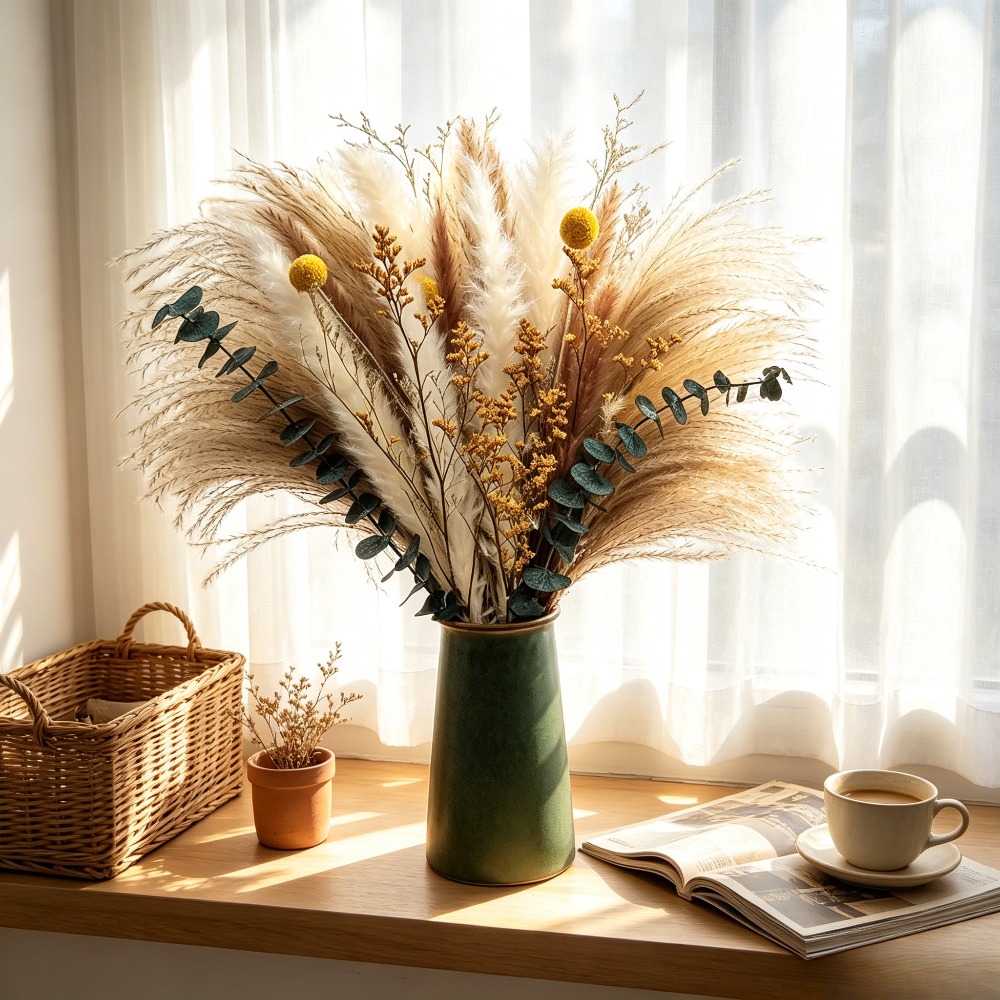 ried Flower Bouquet, Rustic De - Dried Flower Bunch recension och pris