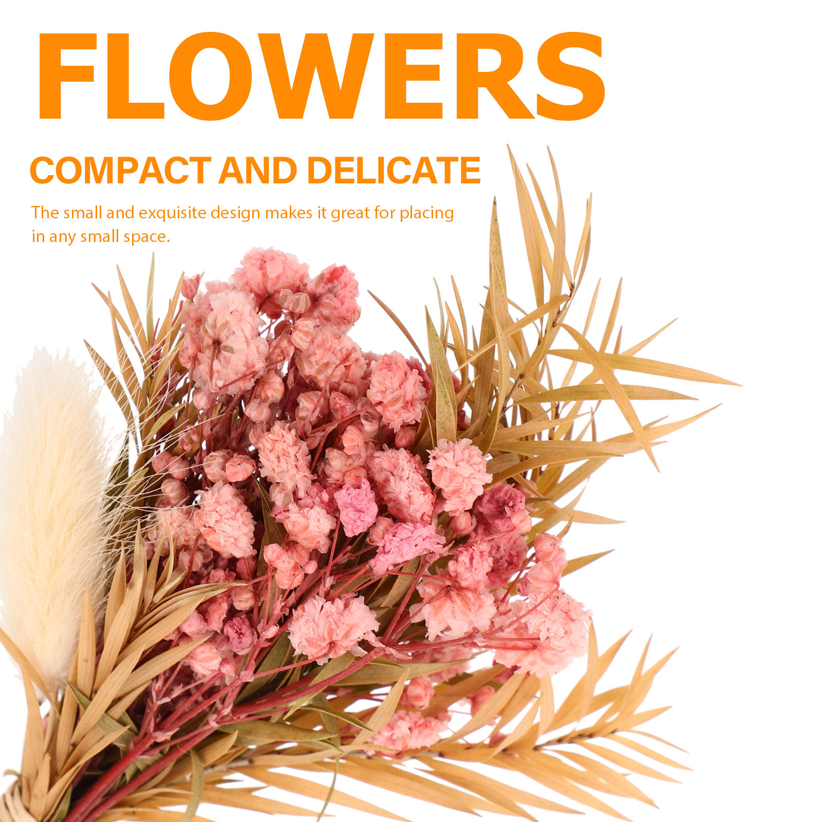 3Pcs Mini Dried Floral Bouquet - Dried Flower Bunch recension och pris