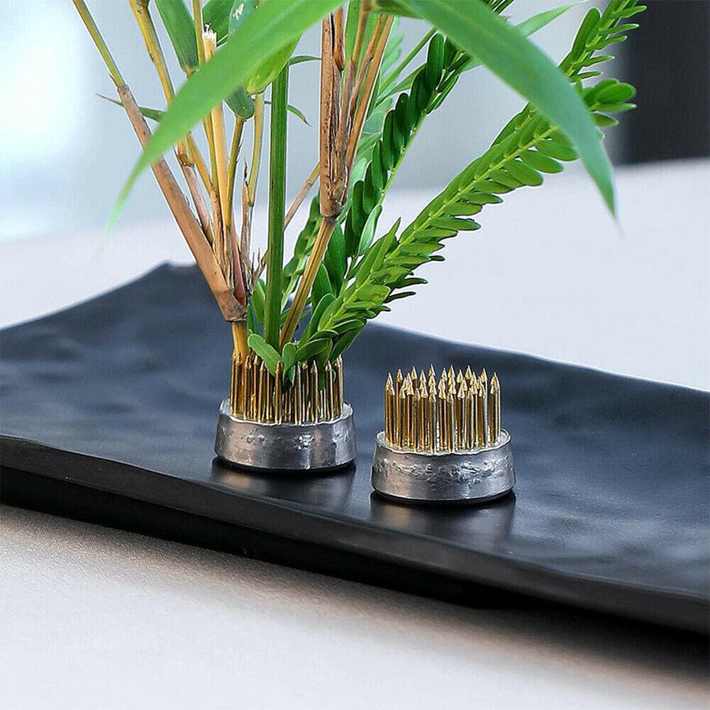 Round Ikebana Flower Frog With - Flower Frog Pin recension och pris