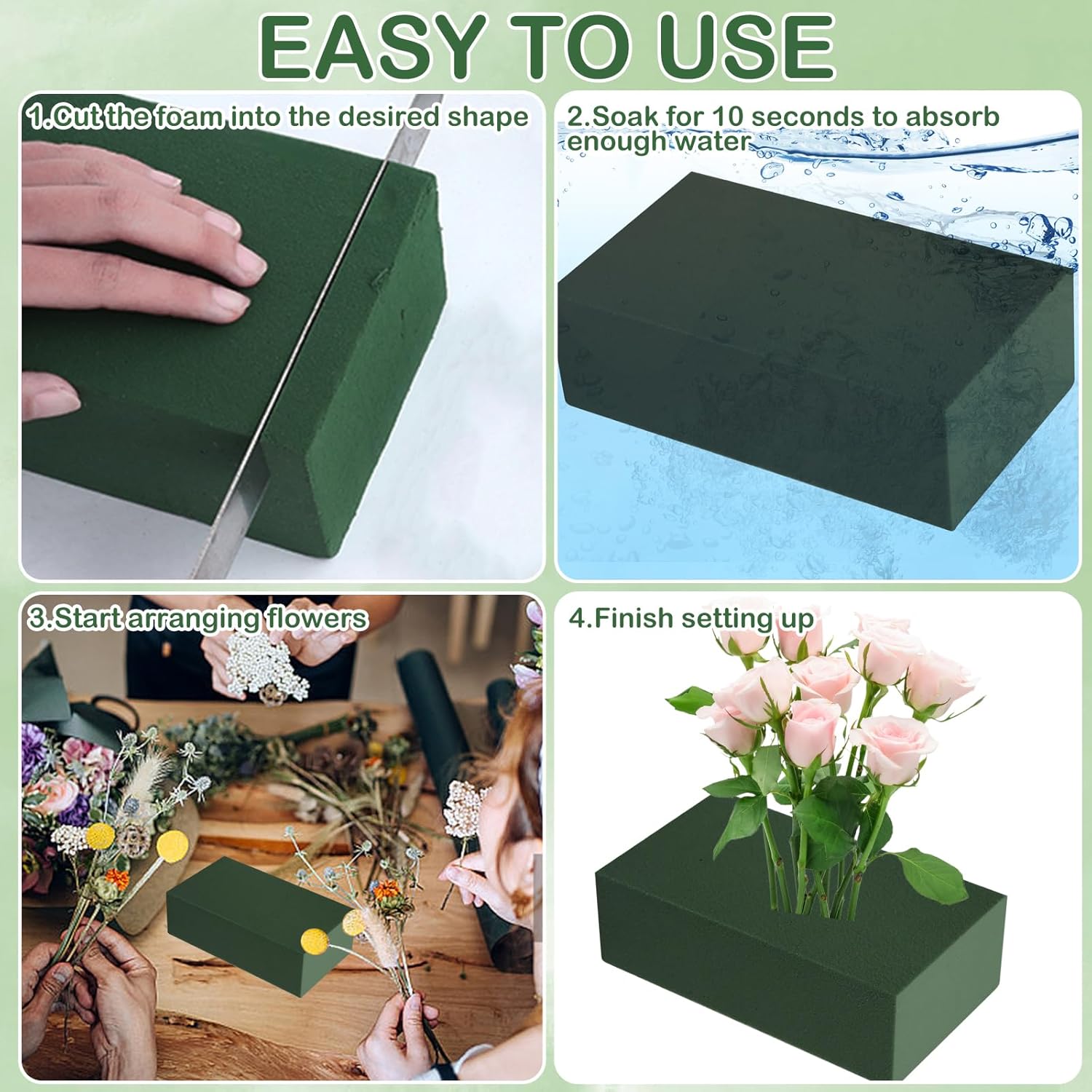 Absorbent Floral Foam Brick Cu - Floral Foam Oasis recension och pris