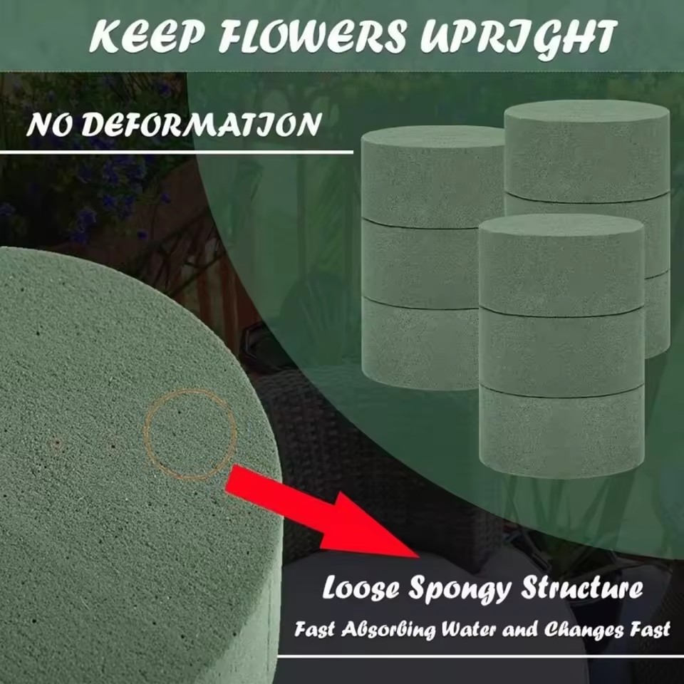 6PCS Green Floral Foam Round F - Floral Foam Oasis recension och pris