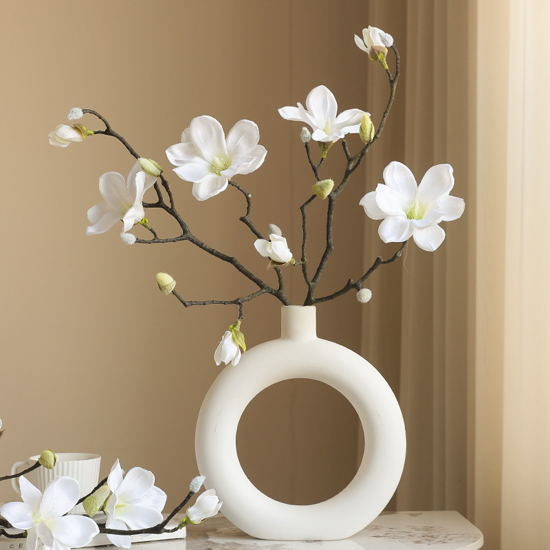 58cm Retro Artificial Magnolia - Dried Flower Bunch recension och pris