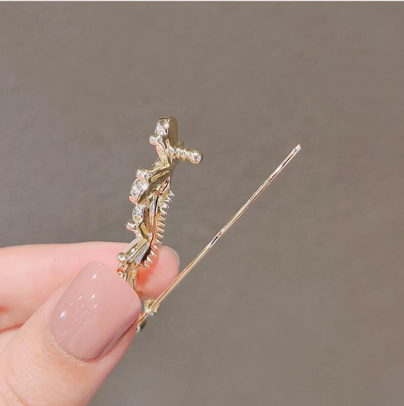 Pearl Hairpins Frog Buckle Hai - Flower Frog Pin recension och pris