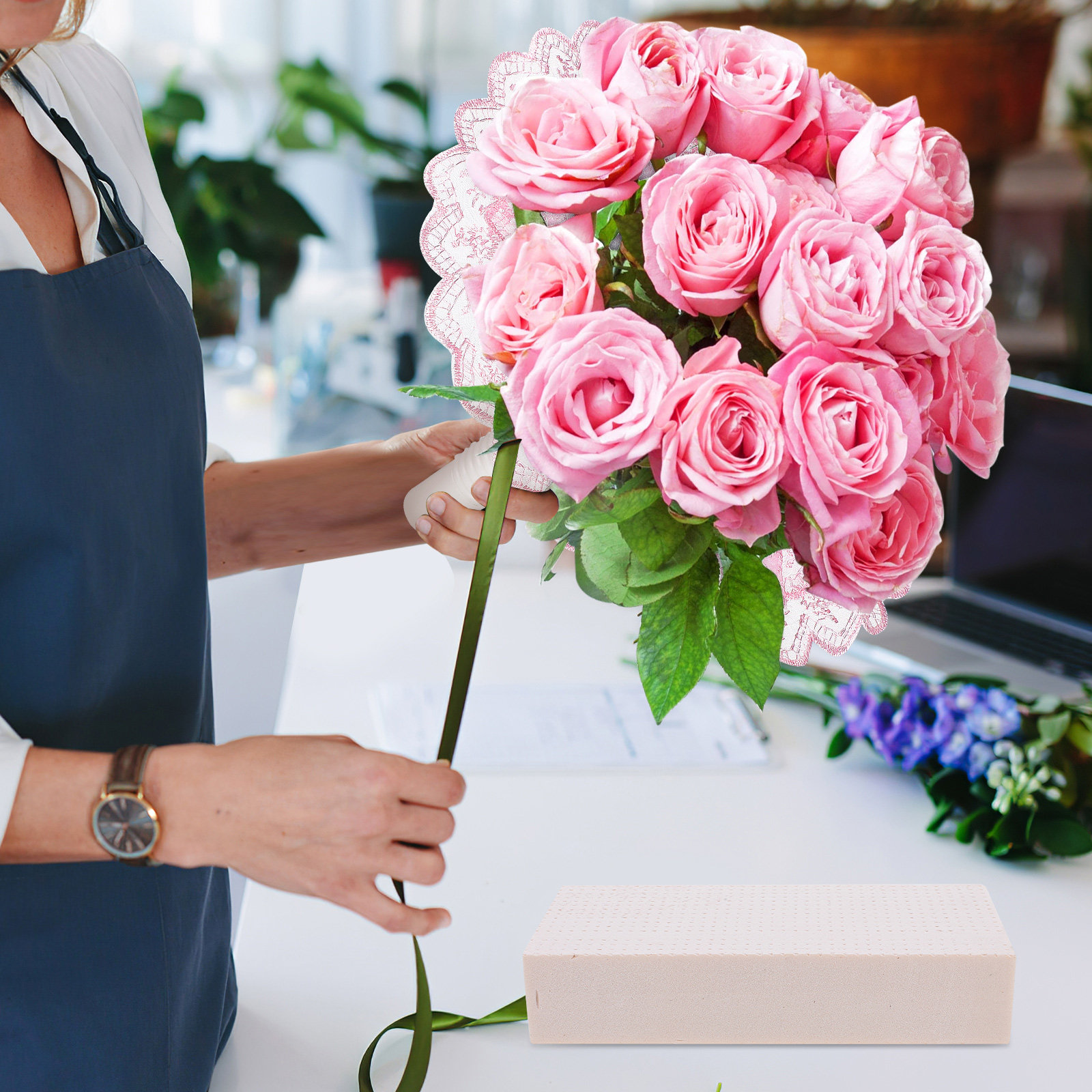 Floral Arrangement Foam Block  - Bouquet Holder Foam recension och pris