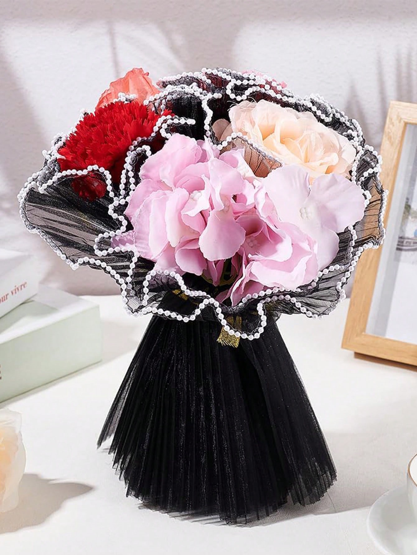 4Yards Faux Pearl Edge Flower  - Ae Florist Supply recension och pris